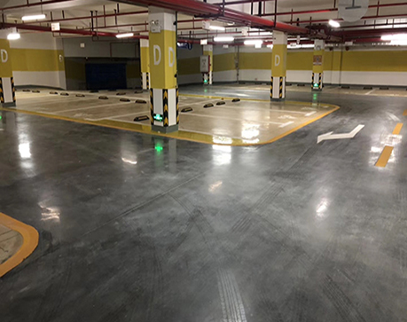 環(huán)氧防火地坪地下車庫地坪案例展示