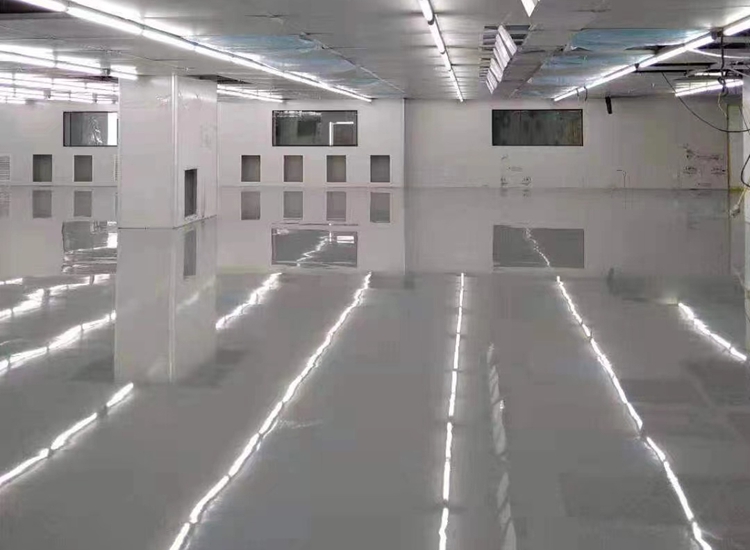環(huán)氧砂漿防靜電自流平完工效果1_副本.jpg